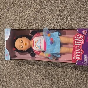 My life as doll,pink,sky blue white ,purple